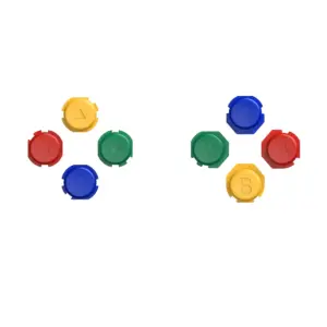 Switch 2 Joy-Con Buttons 8-in-1 RGBY