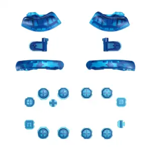Switch 2 Joy-Con Buttons Transparent Blue