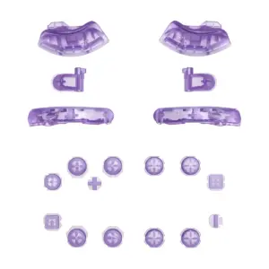 Switch 2 Joy-Con Buttons Transparent Purple