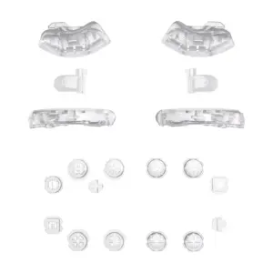 Switch 2 Joy-Con Buttons Transparent White