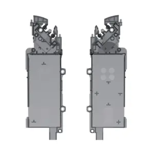 Switch 2 Joy-Con Midframe Transparent Black